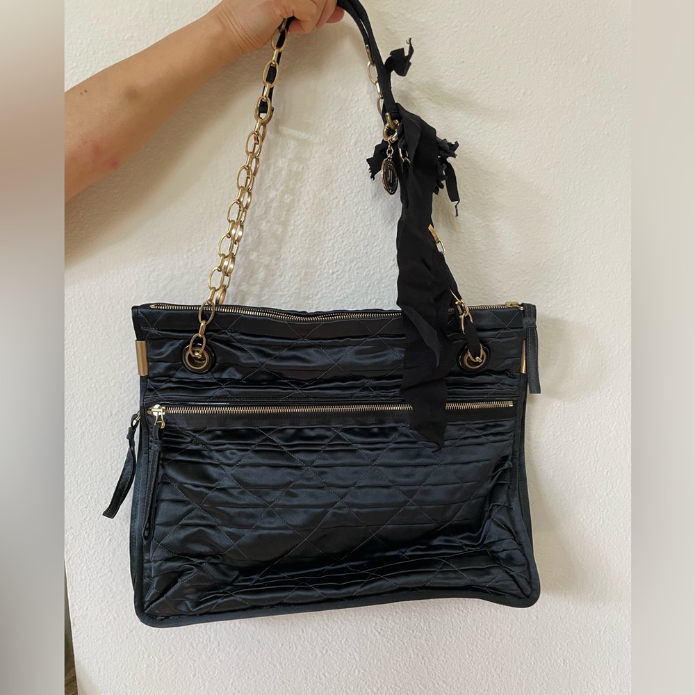 Lanvin Satin Chain Tote